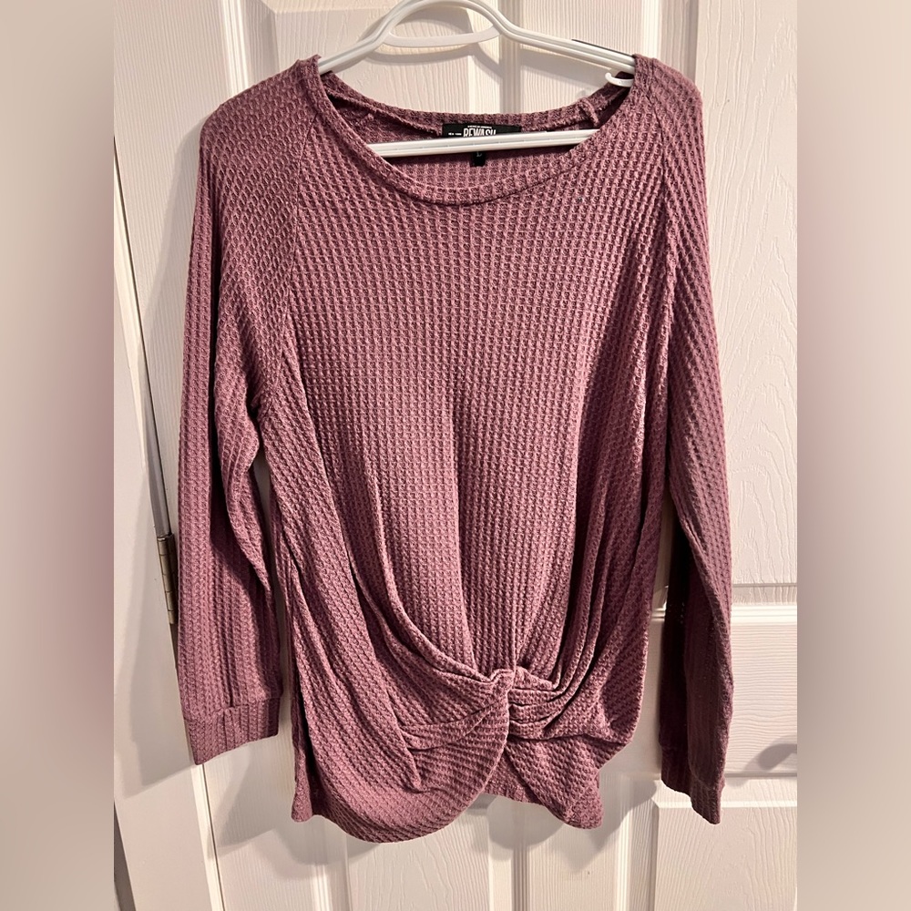 Women’s Long Sleeve with Tie Front